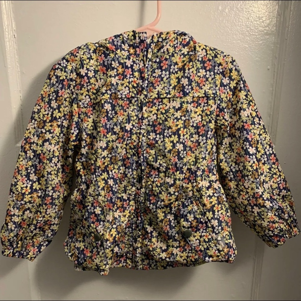 Zara BabyGirl Floral Parka Size 3-4 Years!